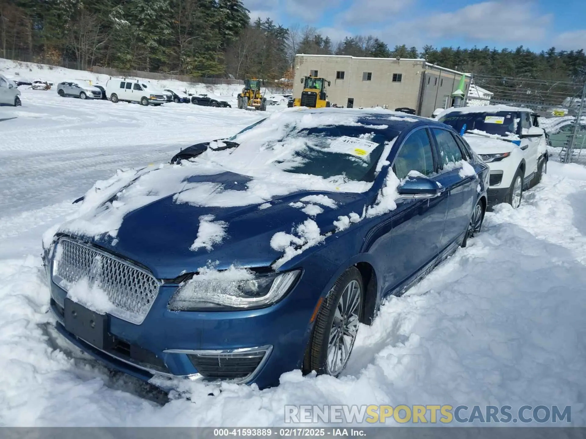 2 Photograph of a damaged car 3LN6L5F99KR631770 LINCOLN MKZ 2019