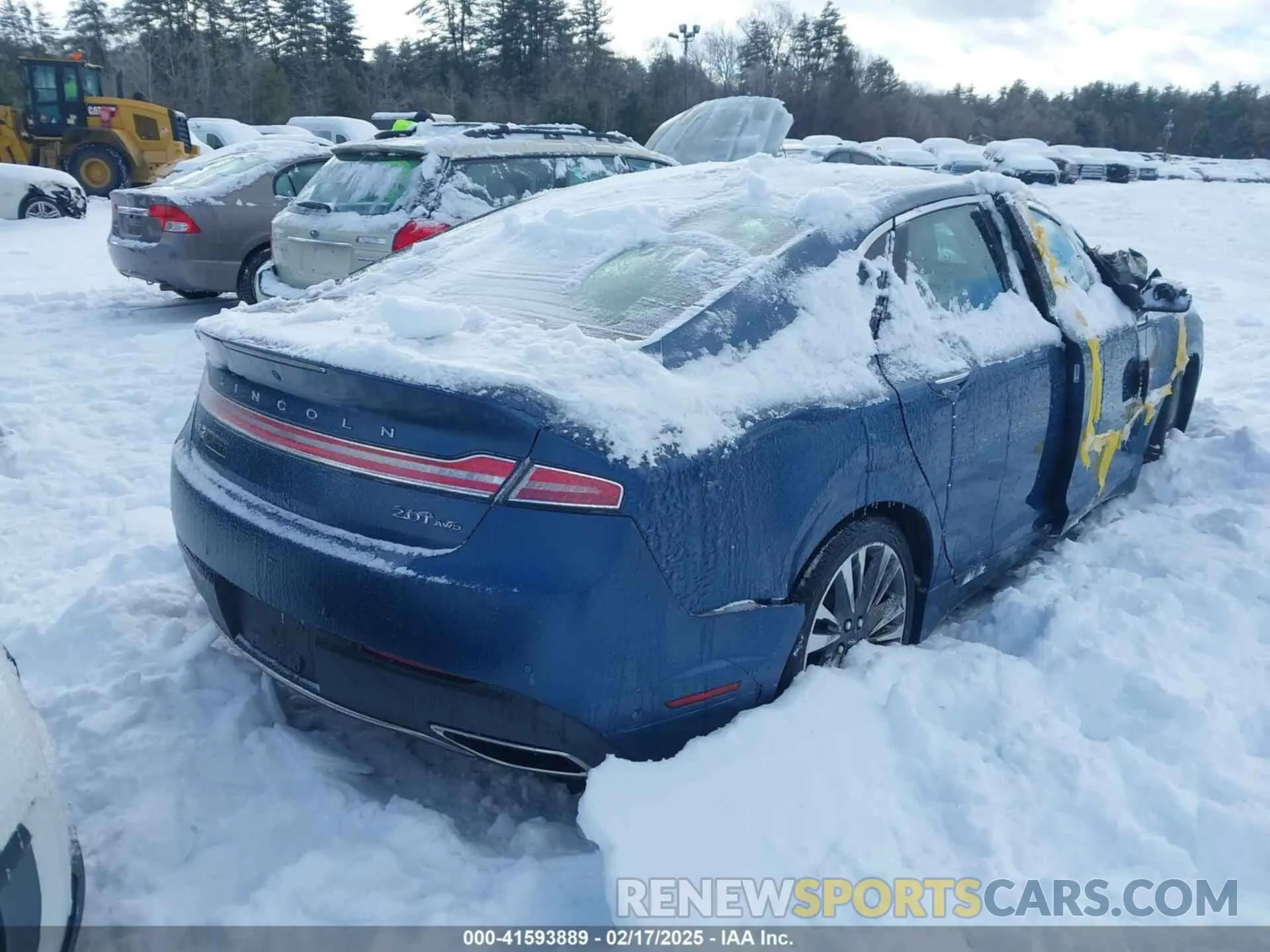 4 Photograph of a damaged car 3LN6L5F99KR631770 LINCOLN MKZ 2019