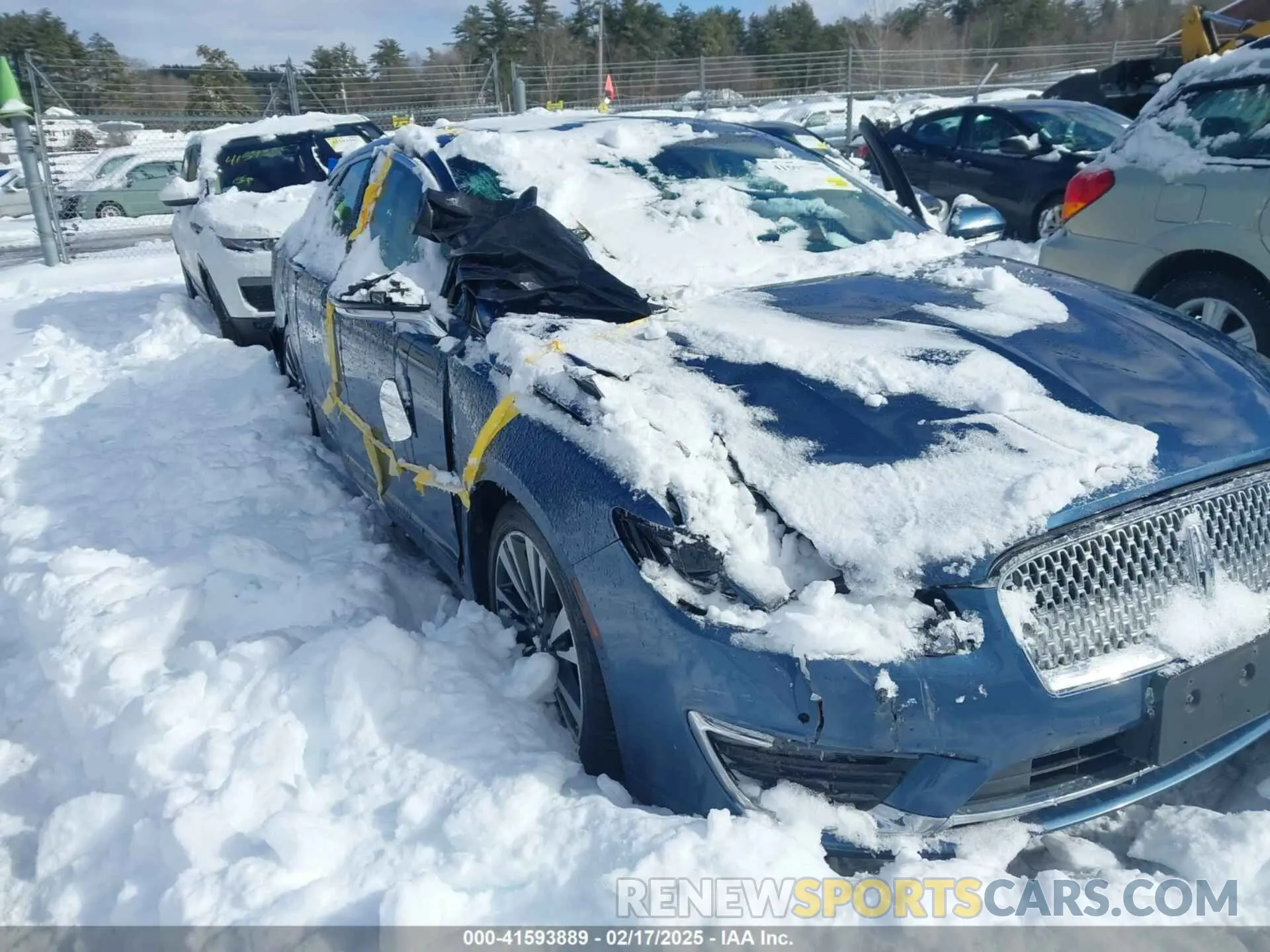 6 Photograph of a damaged car 3LN6L5F99KR631770 LINCOLN MKZ 2019