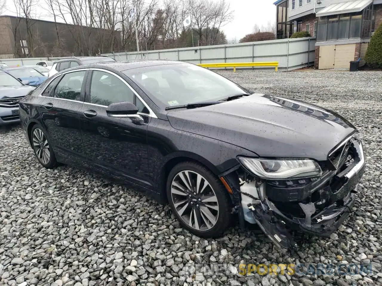 4 Photograph of a damaged car 3LN6L5F9XKR601368 LINCOLN MKZ 2019