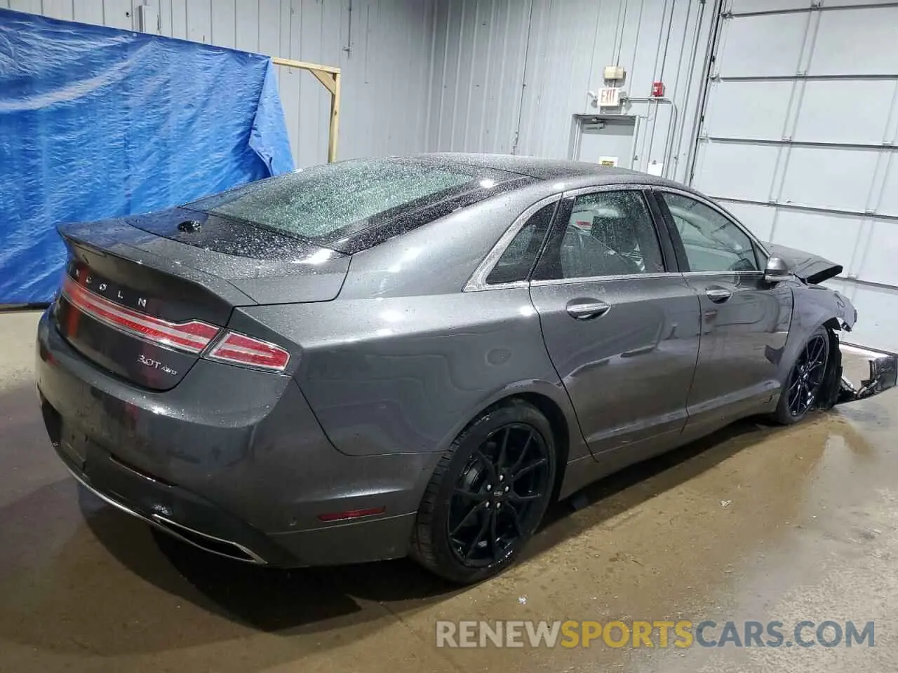 3 Photograph of a damaged car 3LN6L5FC5KR605517 LINCOLN MKZ 2019