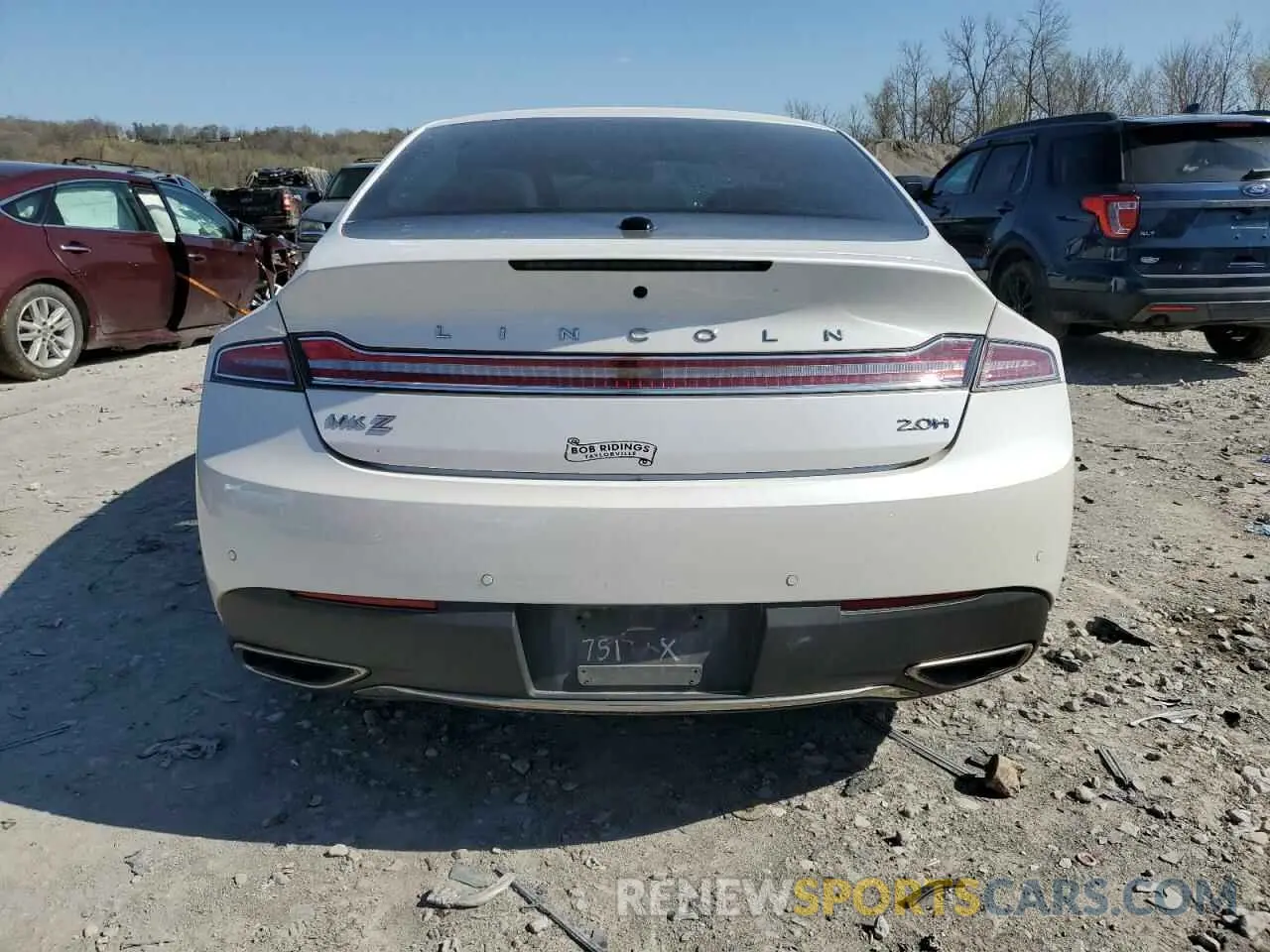 6 Photograph of a damaged car 3LN6L5KUXKR604751 LINCOLN MKZ 2019