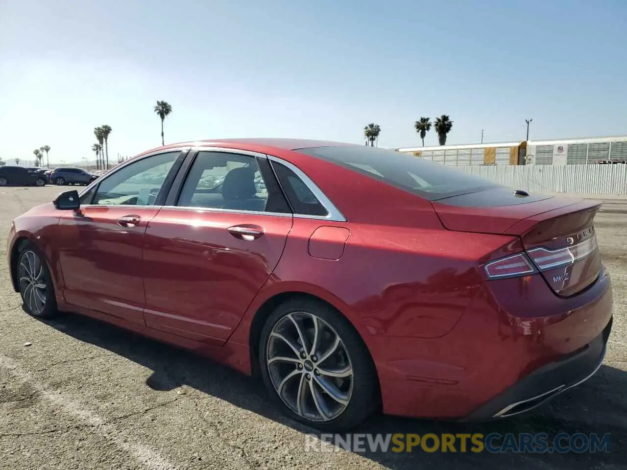 2 Photograph of a damaged car 3LN6L5LU0KR621668 LINCOLN MKZ 2019