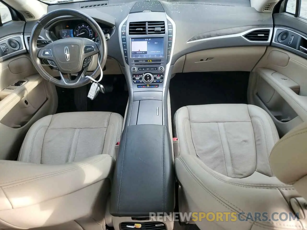 8 Photograph of a damaged car 3LN6L5MU9KR633669 LINCOLN MKZ 2019