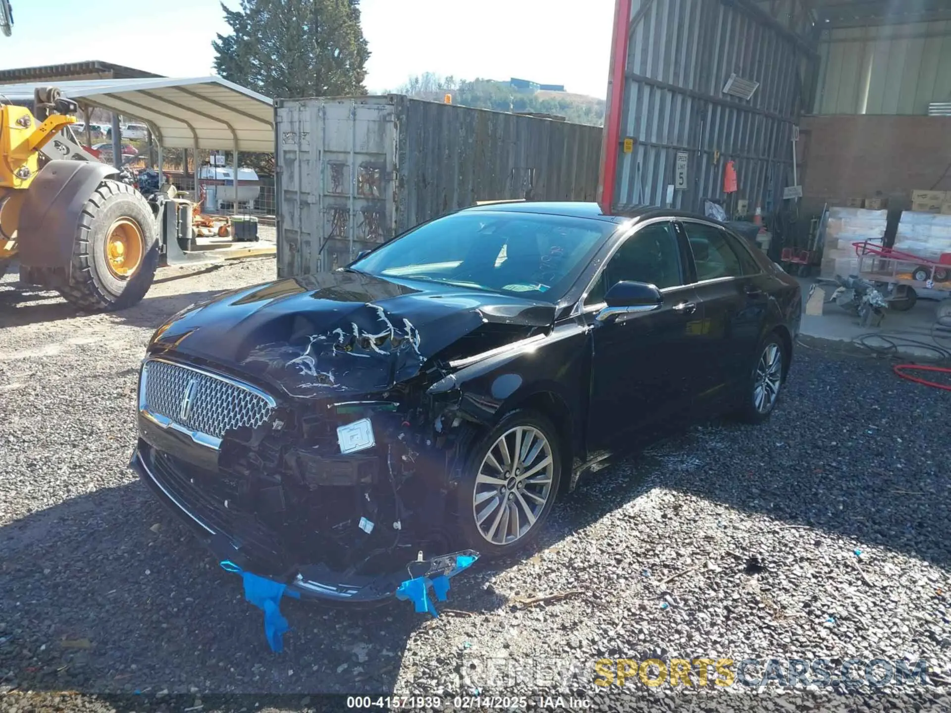 2 Photograph of a damaged car 3LN6L5A94LR603934 LINCOLN MKZ 2020