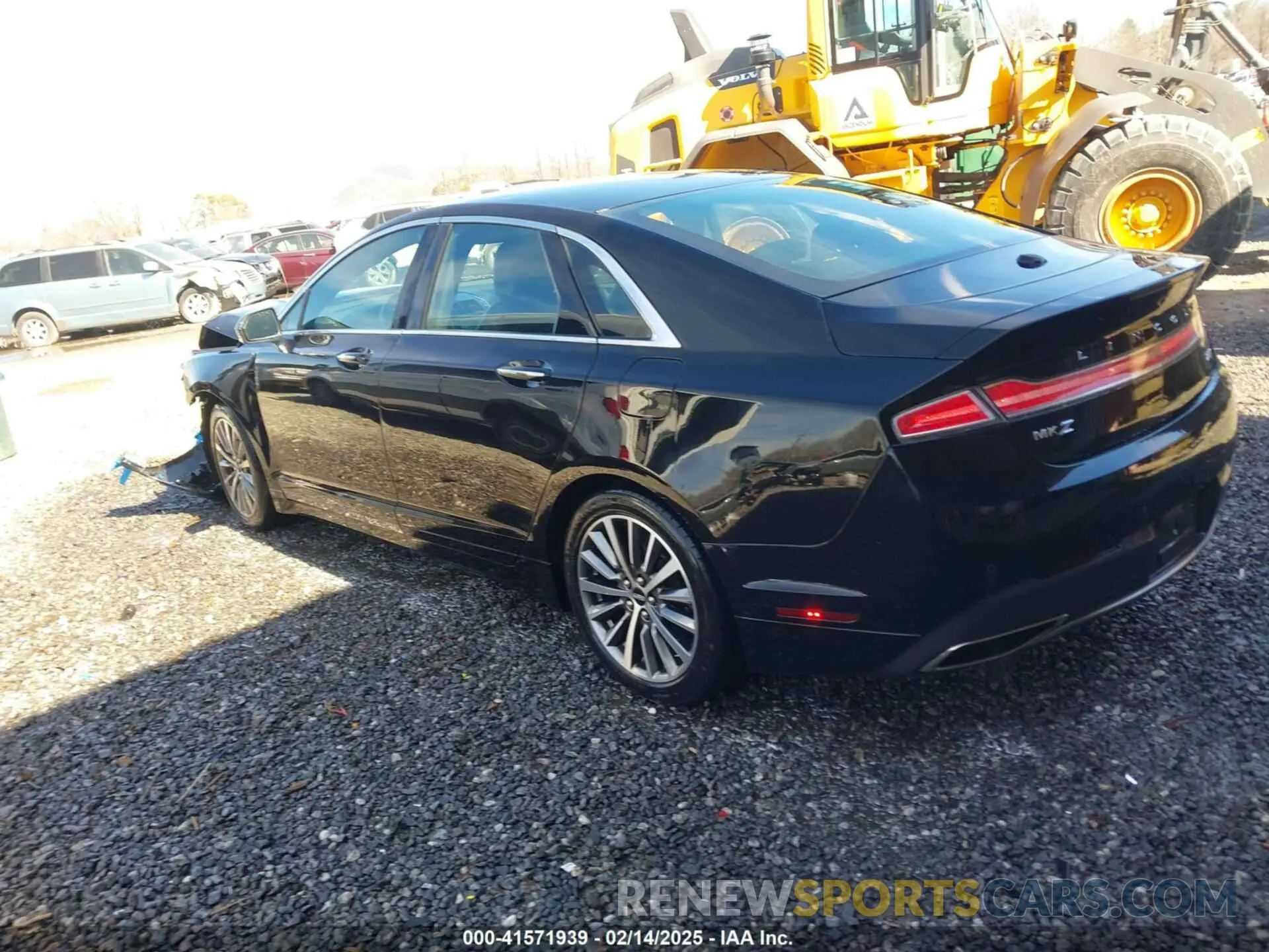 3 Photograph of a damaged car 3LN6L5A94LR603934 LINCOLN MKZ 2020