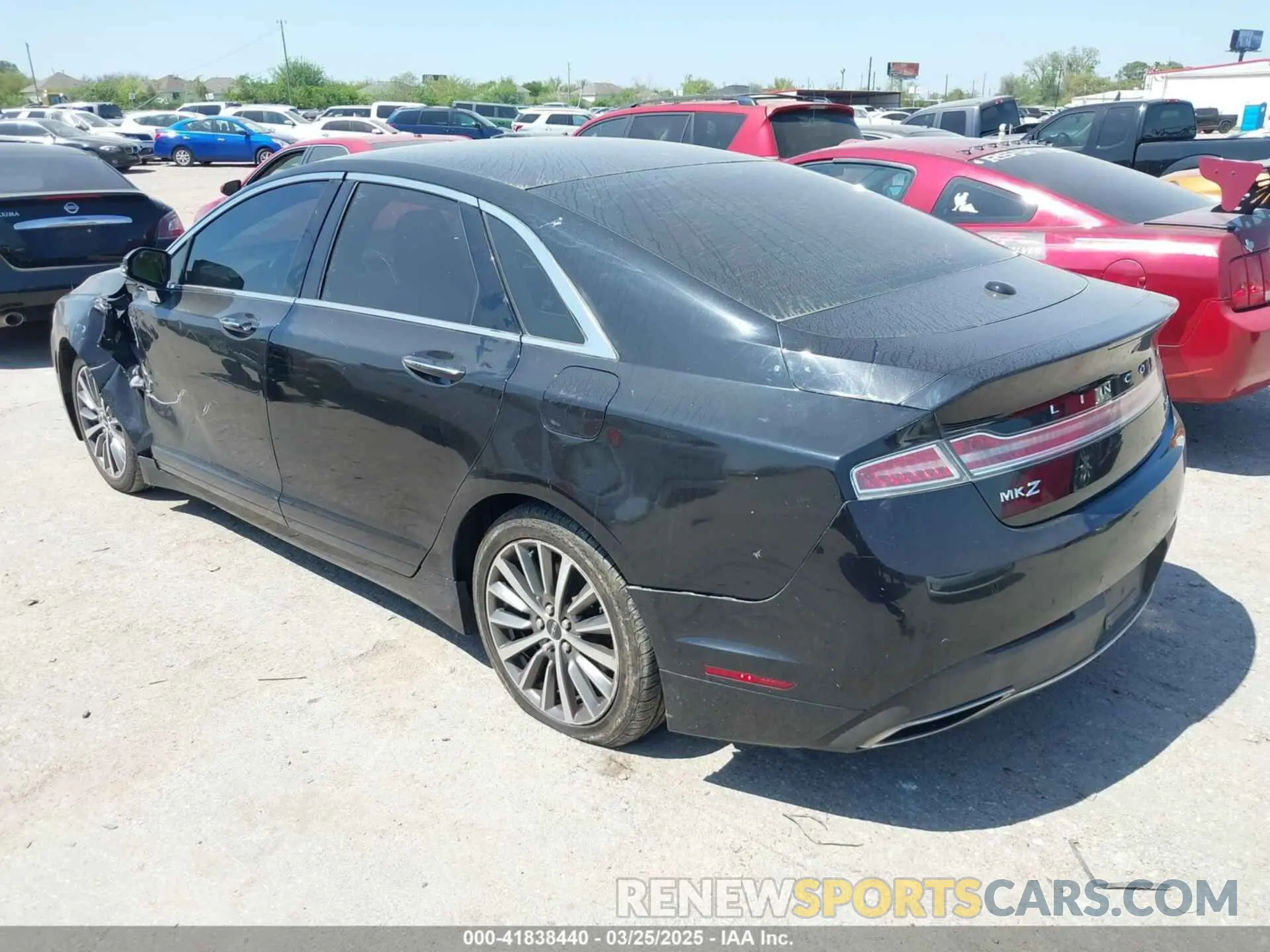 3 Photograph of a damaged car 3LN6L5A99LR611513 LINCOLN MKZ 2020