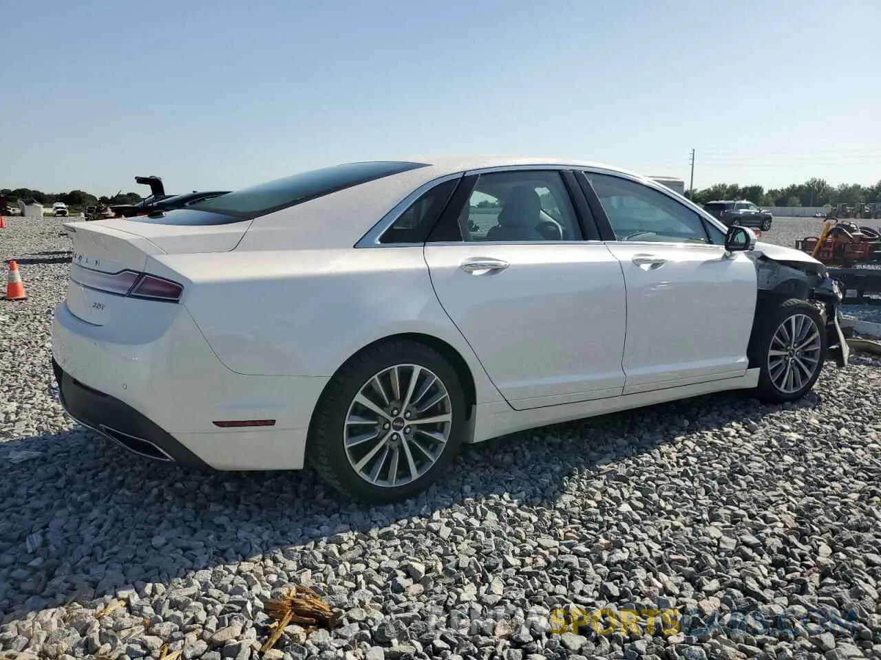 3 Photograph of a damaged car 3LN6L5A99LR618087 LINCOLN MKZ 2020