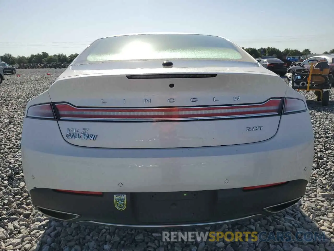 6 Photograph of a damaged car 3LN6L5A99LR618087 LINCOLN MKZ 2020