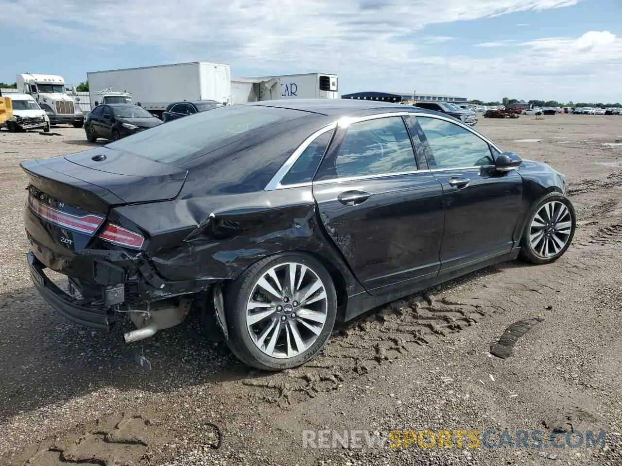 3 Photograph of a damaged car 3LN6L5E93LR609380 LINCOLN MKZ 2020