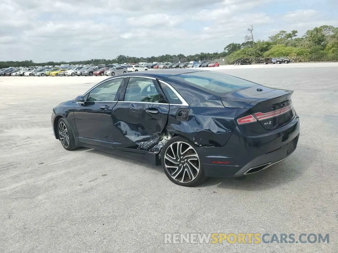 2 Photograph of a damaged car 3LN6L5E99LR608752 LINCOLN MKZ 2020