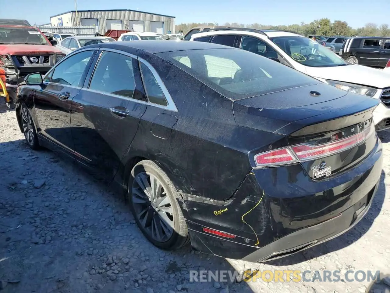 2 Photograph of a damaged car 3LN6L5F94LR613596 LINCOLN MKZ 2020
