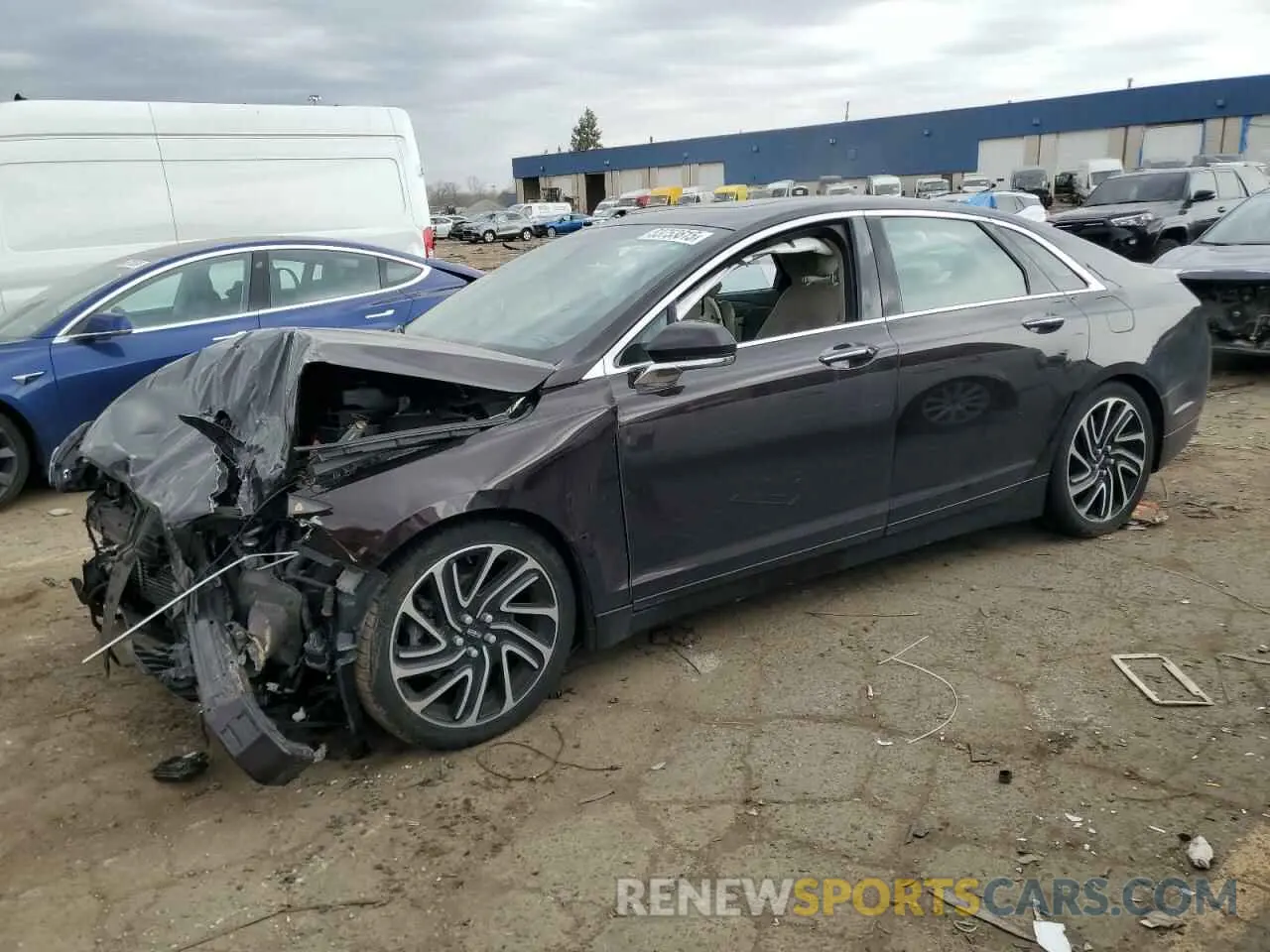 1 Photograph of a damaged car 3LN6L5F95LR609041 LINCOLN MKZ 2020