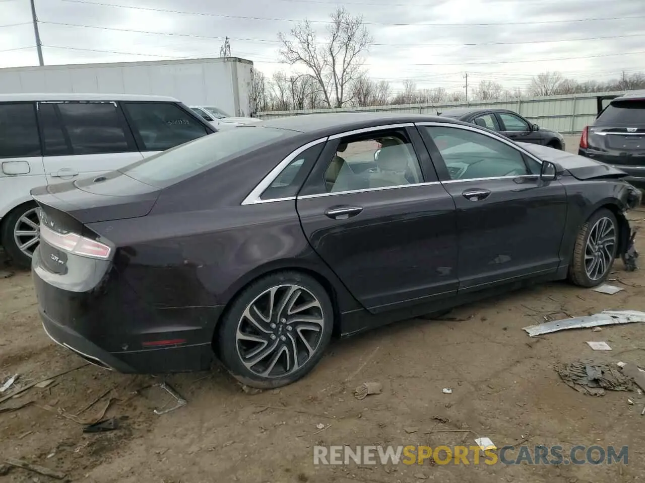 3 Photograph of a damaged car 3LN6L5F95LR609041 LINCOLN MKZ 2020