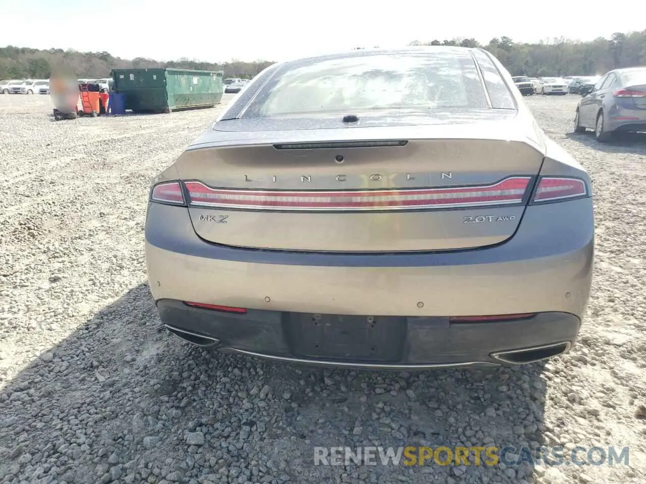 6 Photograph of a damaged car 3LN6L5F96LR614295 LINCOLN MKZ 2020