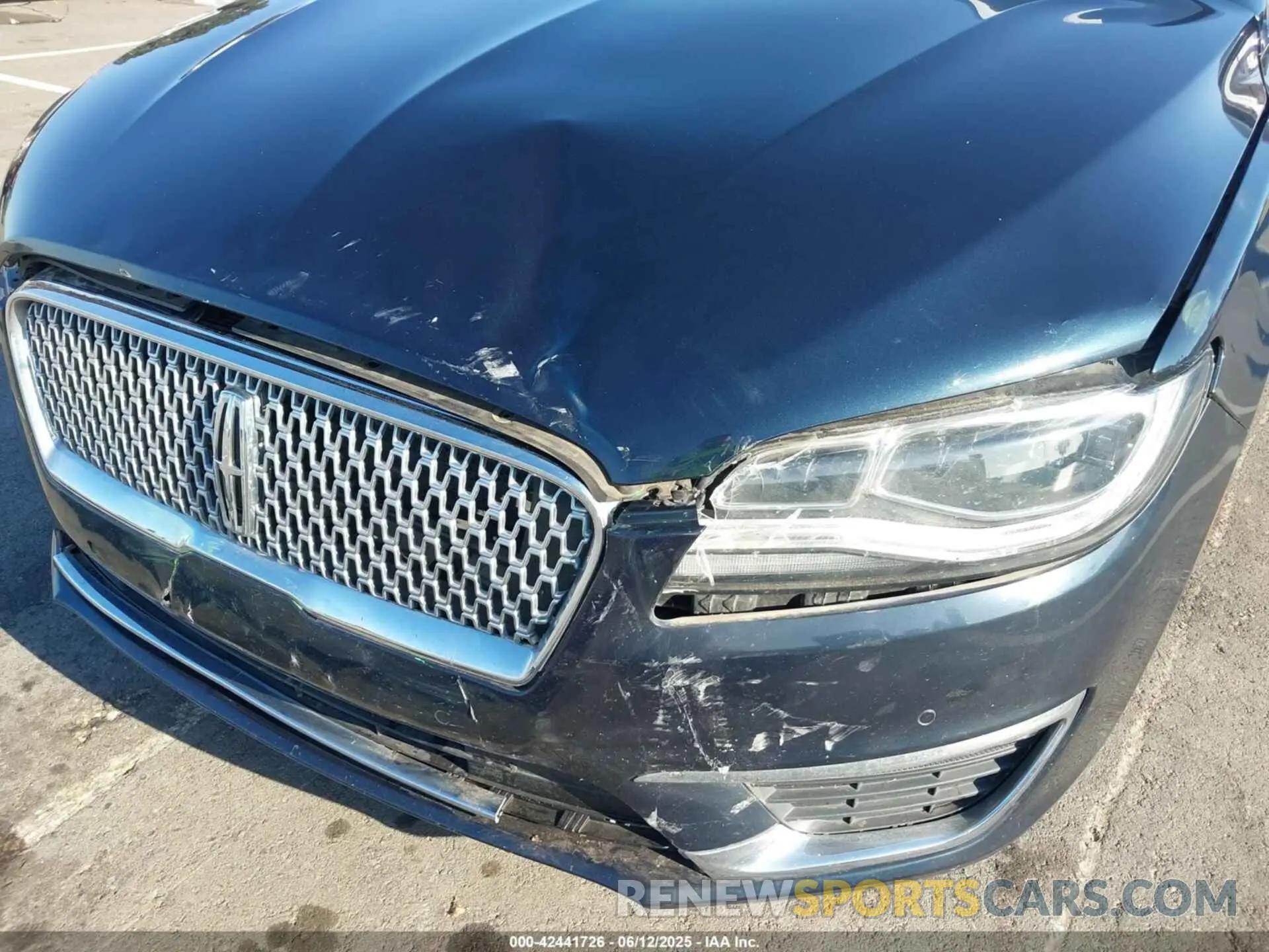 6 Photograph of a damaged car 3LN6L5LU1LR603584 LINCOLN MKZ 2020