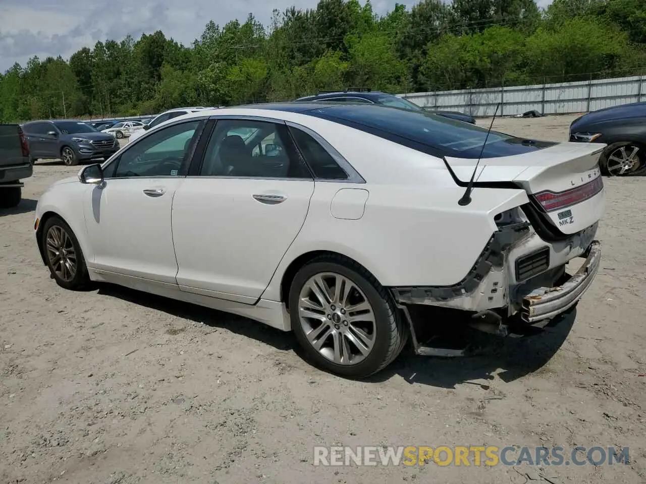 2 Photograph of a damaged car 3LN6L2G99DR819818 LINCOLN MKZ 2024