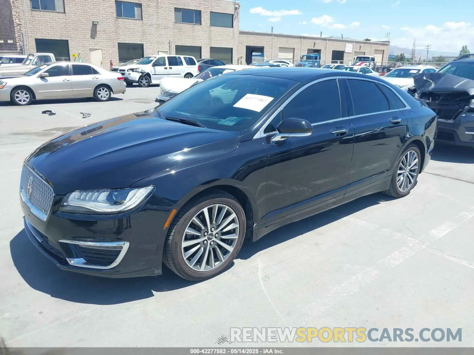2 Photograph of a damaged car 3LN6L5LU0KR614056 LINCOLN MKZ HYBRID 2019