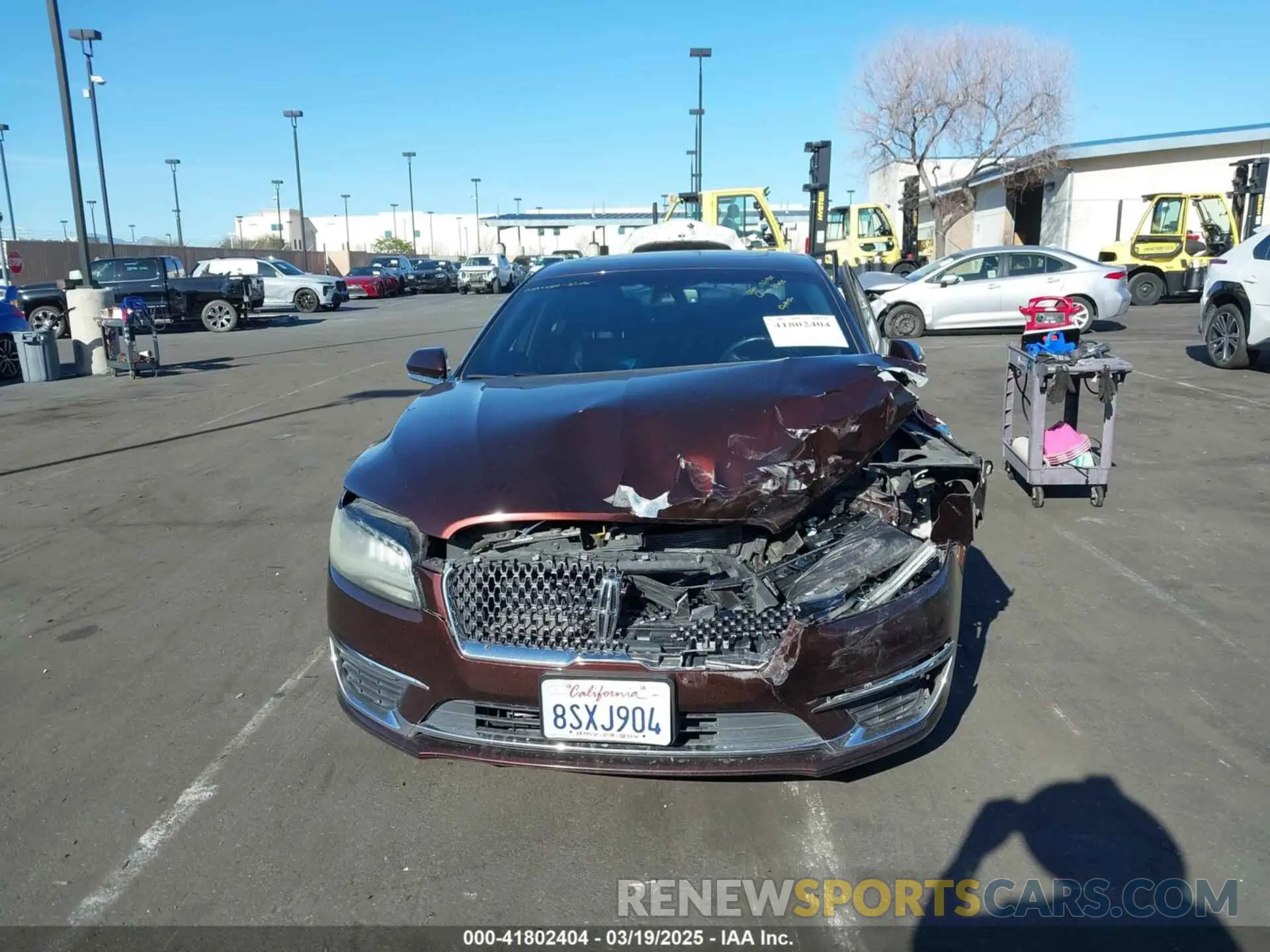 13 Photograph of a damaged car 3LN6L5LU4KR621656 LINCOLN MKZ HYBRID 2019