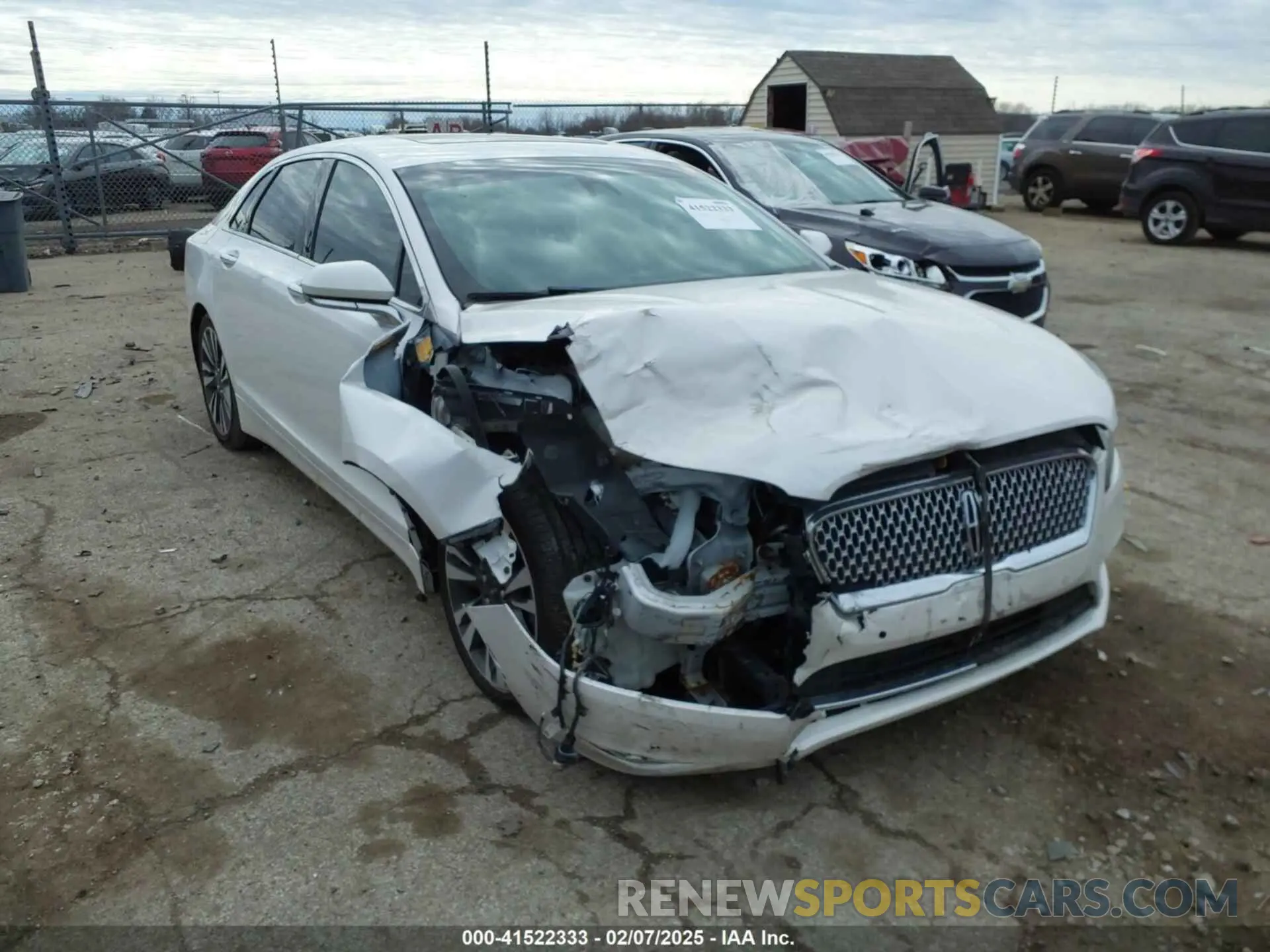 1 Photograph of a damaged car 3LN6L5MU1KR631351 LINCOLN MKZ HYBRID 2019