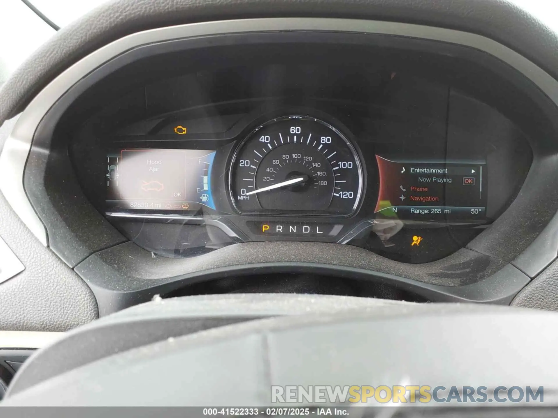 7 Photograph of a damaged car 3LN6L5MU1KR631351 LINCOLN MKZ HYBRID 2019