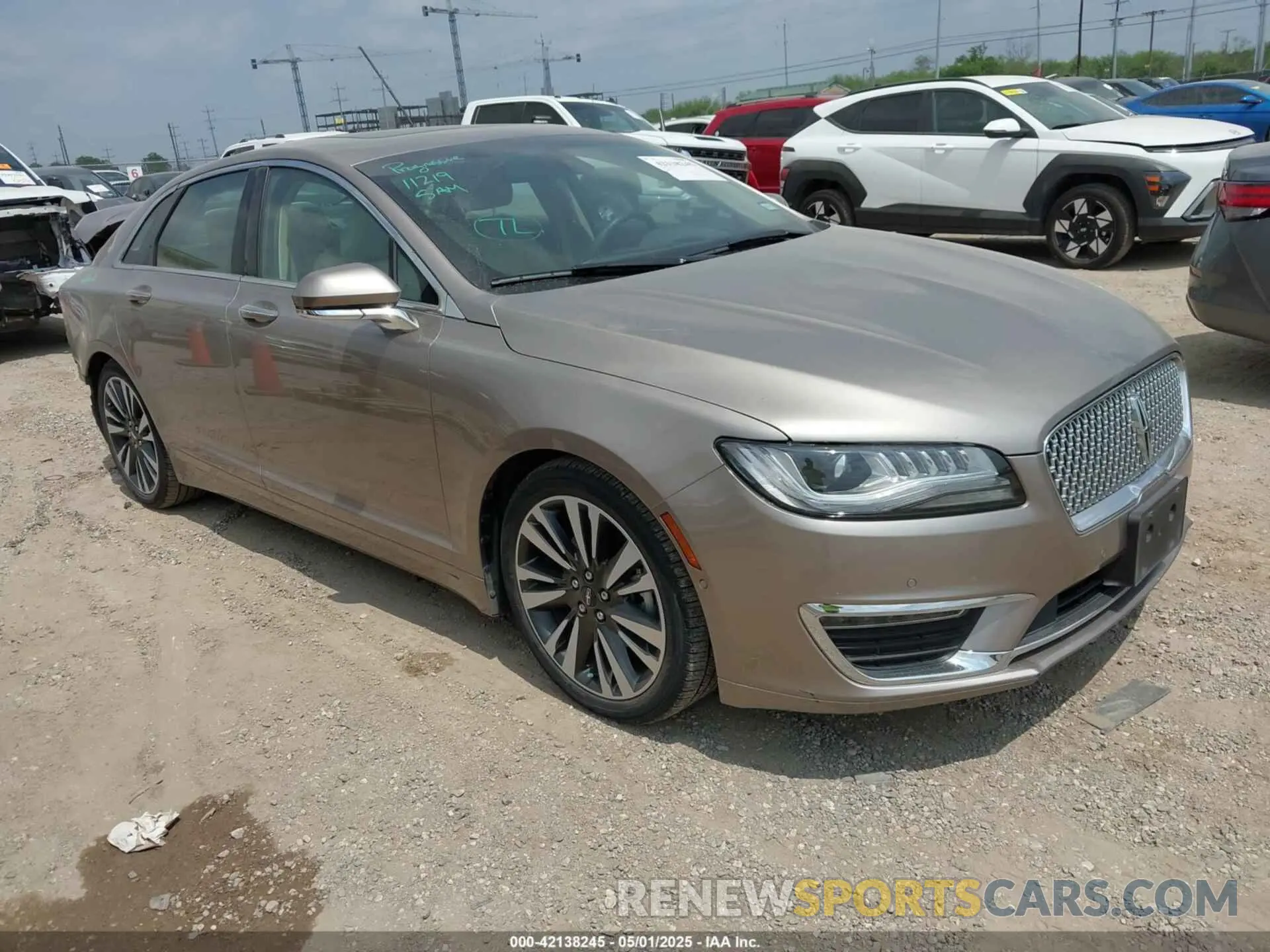 1 Photograph of a damaged car 3LN6L5MU3KR607827 LINCOLN MKZ HYBRID 2019