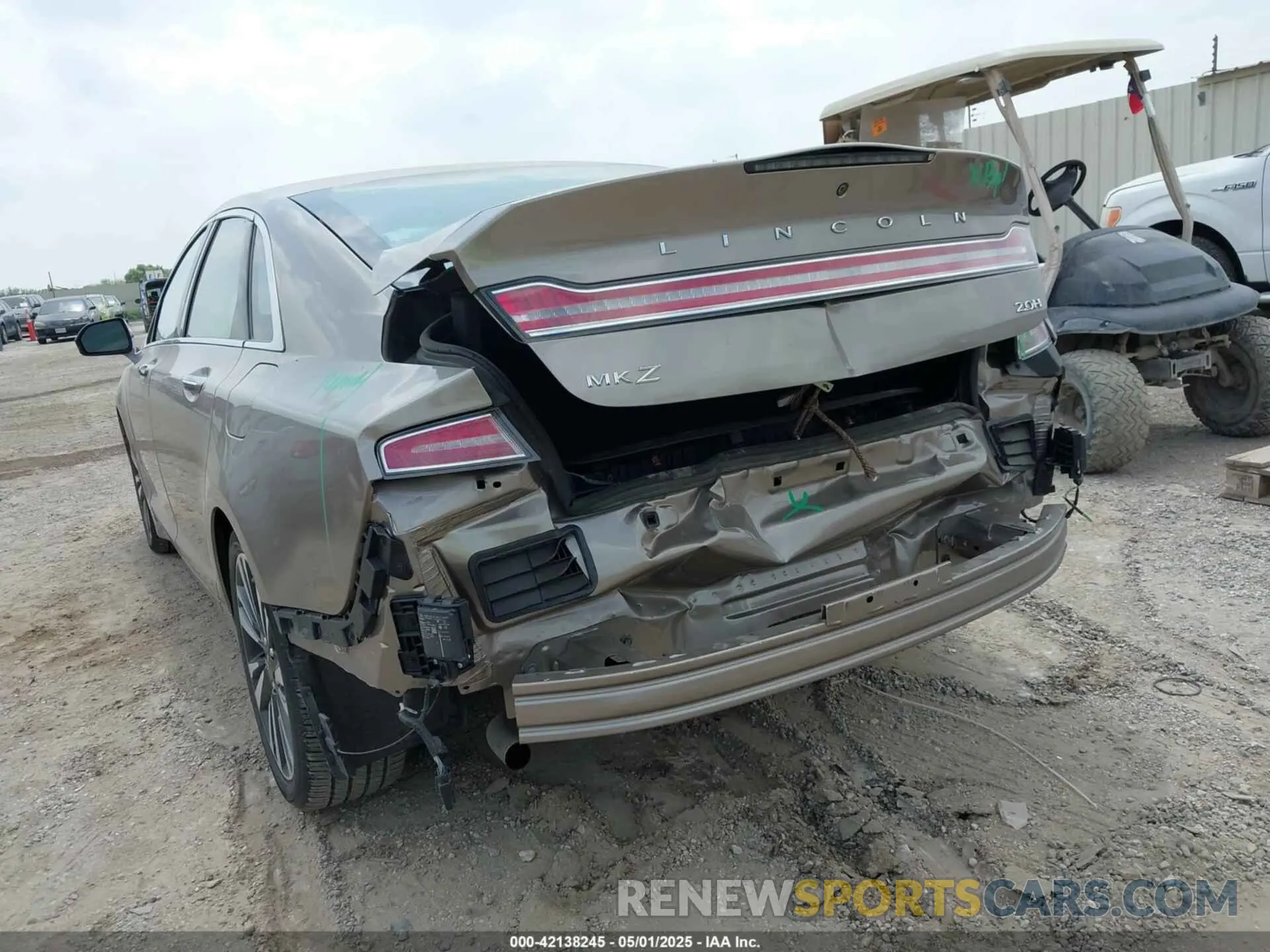 6 Photograph of a damaged car 3LN6L5MU3KR607827 LINCOLN MKZ HYBRID 2019