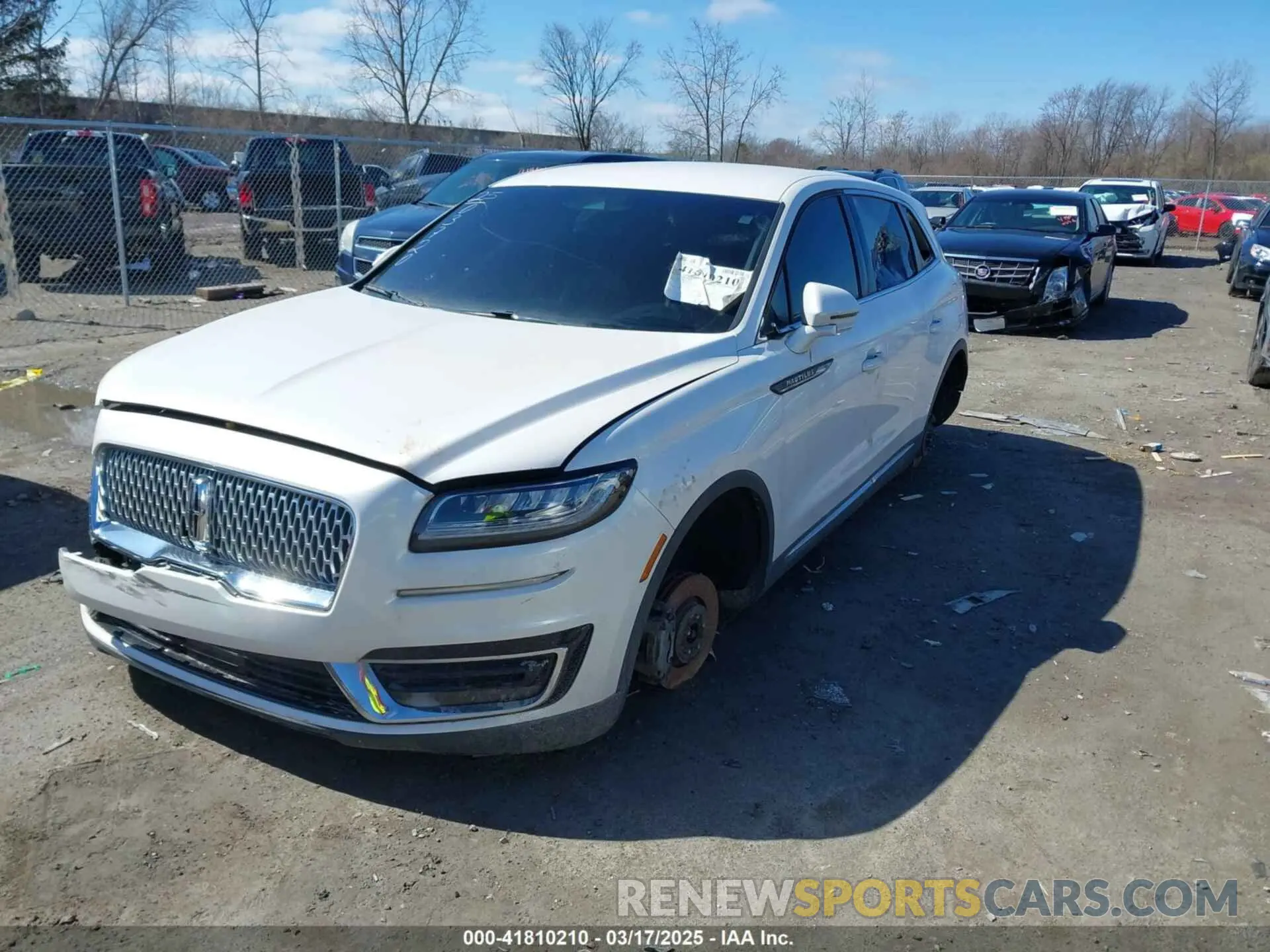 2 Photograph of a damaged car 2LMPJ6K98KBL53582 LINCOLN NAUTILUS 2019