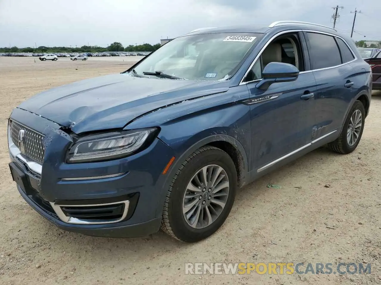 1 Photograph of a damaged car 2LMPJ6K99KBL25550 LINCOLN NAUTILUS 2019