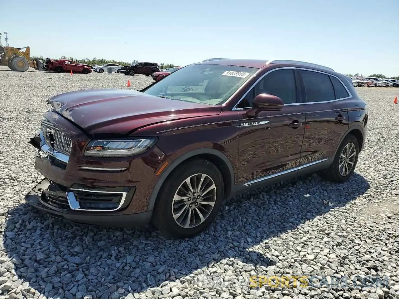 1 Photograph of a damaged car 2LMPJ8K92KBL40998 LINCOLN NAUTILUS 2019