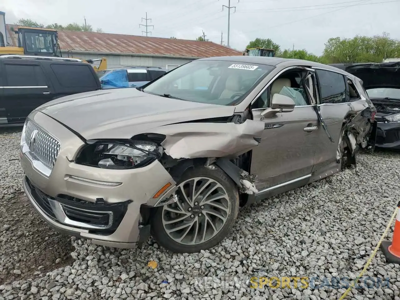 1 Photograph of a damaged car 2LMPJ8L90KBL63291 LINCOLN NAUTILUS 2019