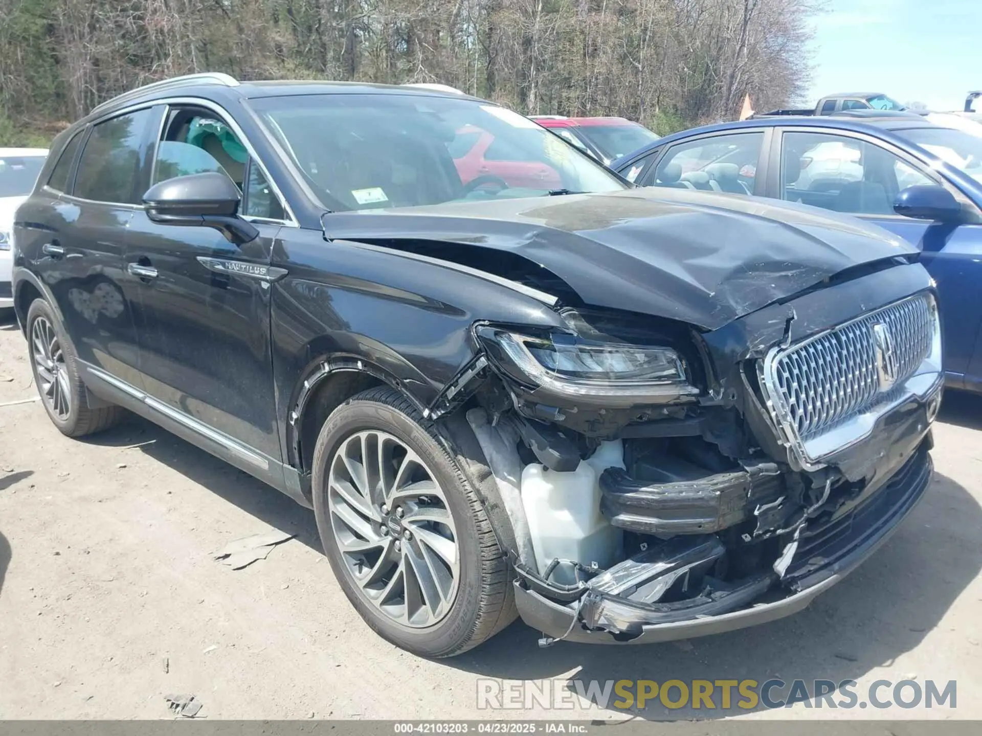 1 Photograph of a damaged car 2LMPJ8L97KBL46293 LINCOLN NAUTILUS 2019
