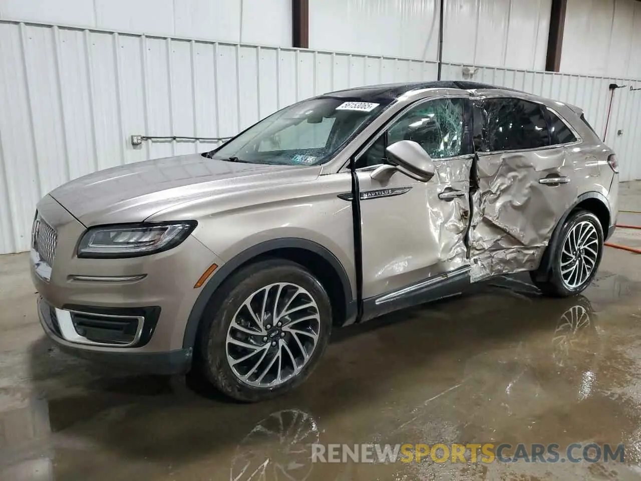 1 Photograph of a damaged car 2LMPJ8LP5KBL42449 LINCOLN NAUTILUS 2019
