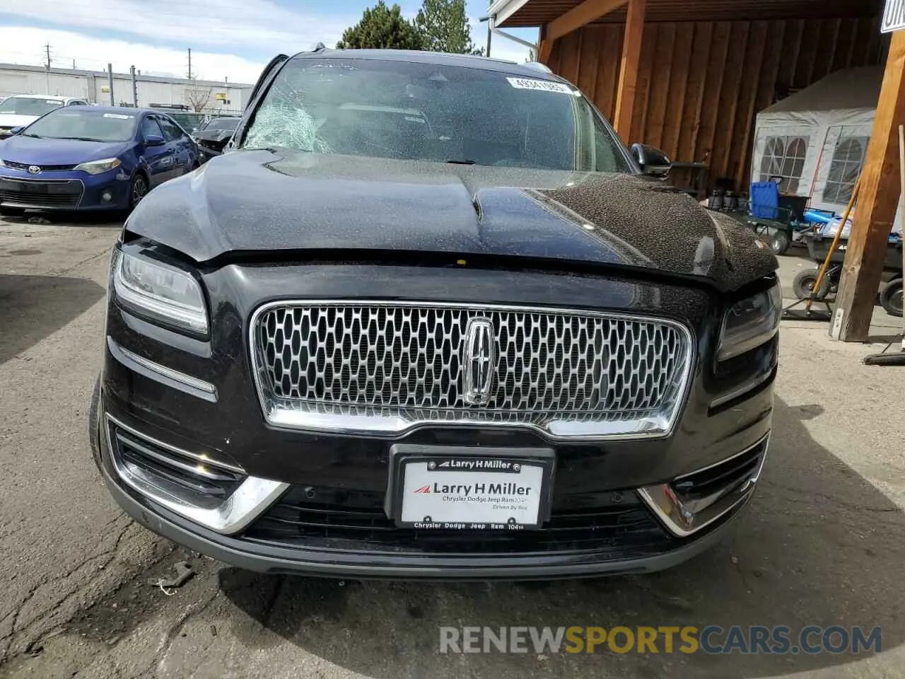 5 Photograph of a damaged car 2LMPJ8LP8KBL12507 LINCOLN NAUTILUS 2019