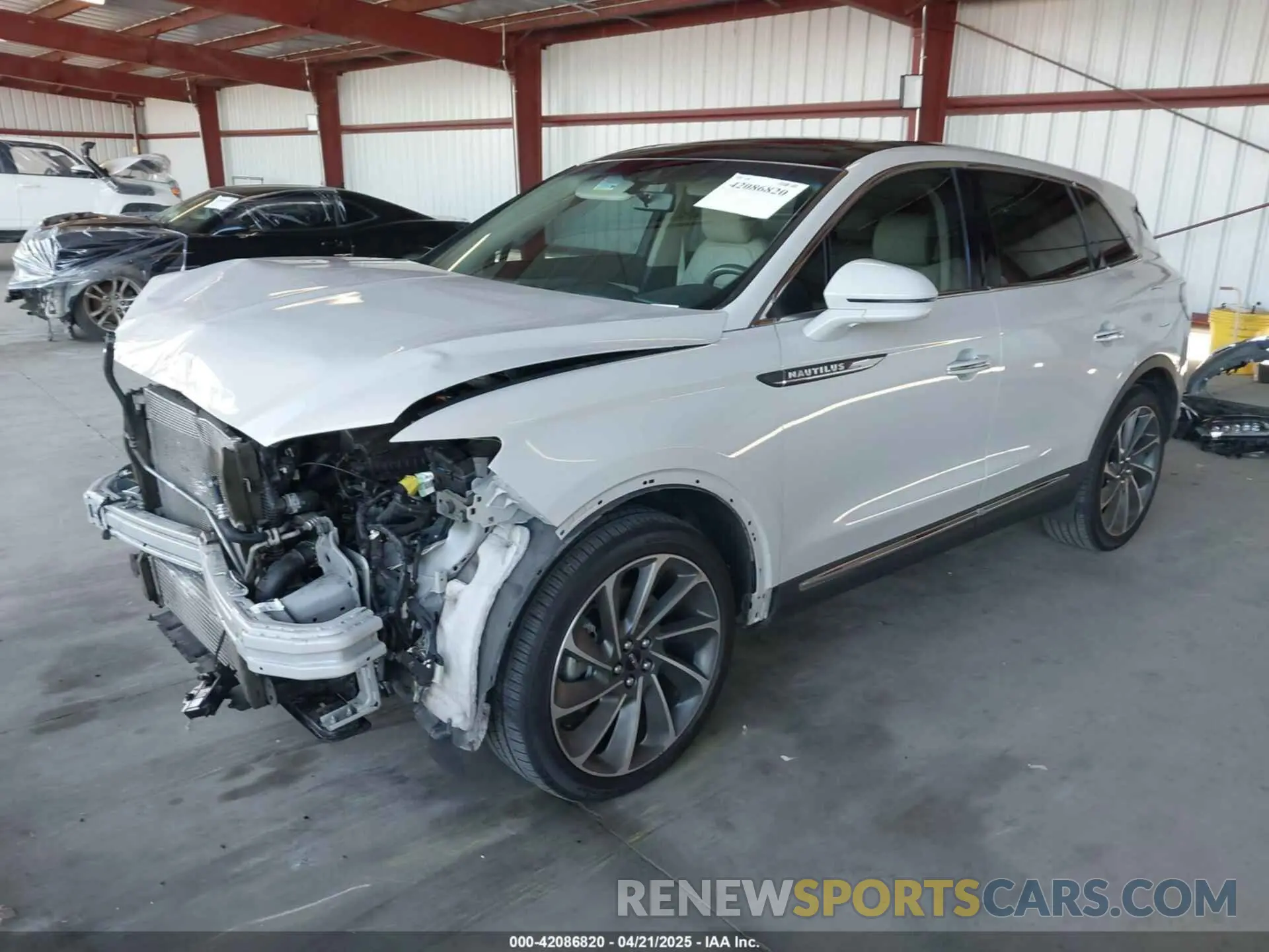 2 Photograph of a damaged car 2LMPJ8LP9KBL41756 LINCOLN NAUTILUS 2019
