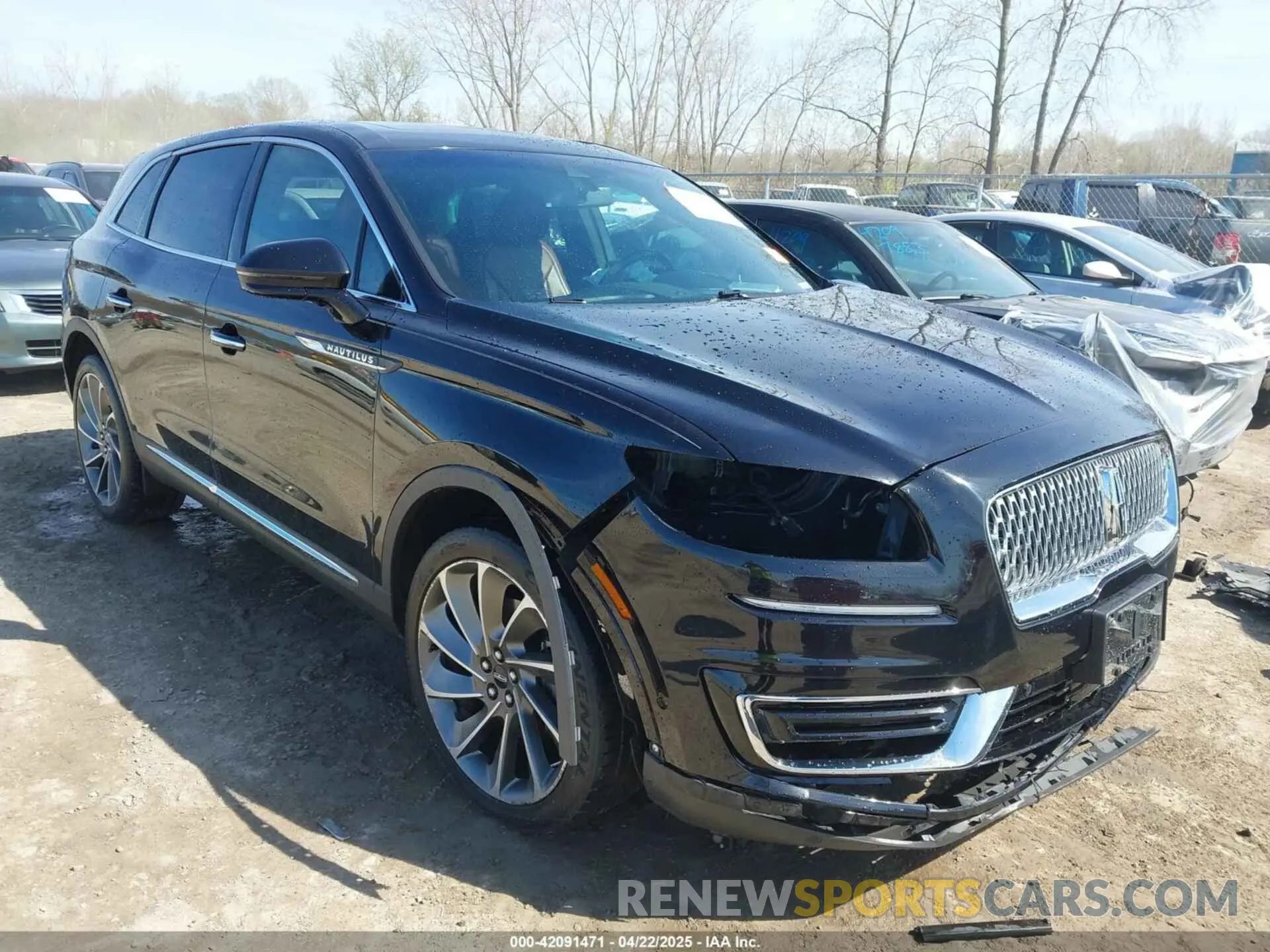 1 Photograph of a damaged car 2LMPJ8K90LBL10657 LINCOLN NAUTILUS 2020