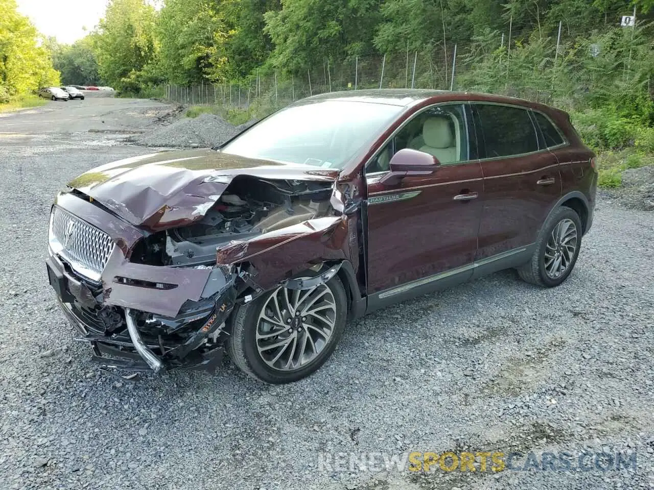 1 Photograph of a damaged car 2LMPJ8K90LBL16300 LINCOLN NAUTILUS 2020