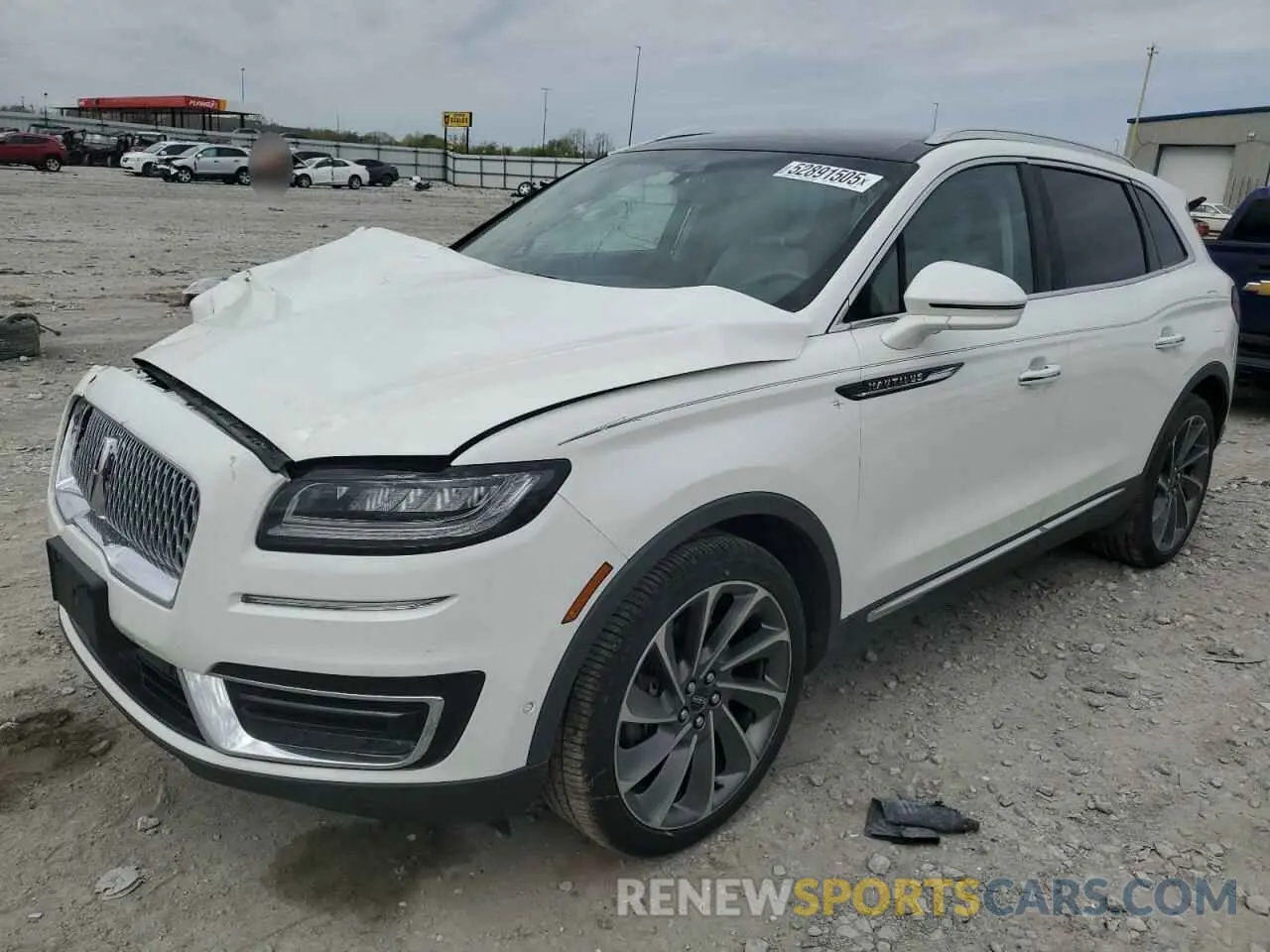1 Photograph of a damaged car 2LMPJ8K91LBL11557 LINCOLN NAUTILUS 2020