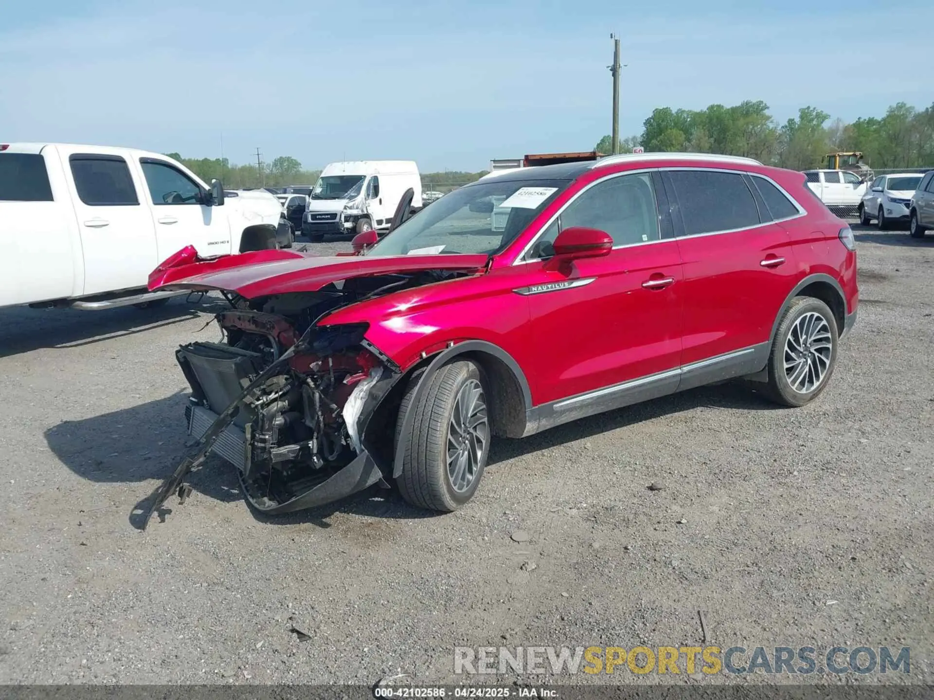 2 Photograph of a damaged car 2LMPJ8KP0LBL27442 LINCOLN NAUTILUS 2020