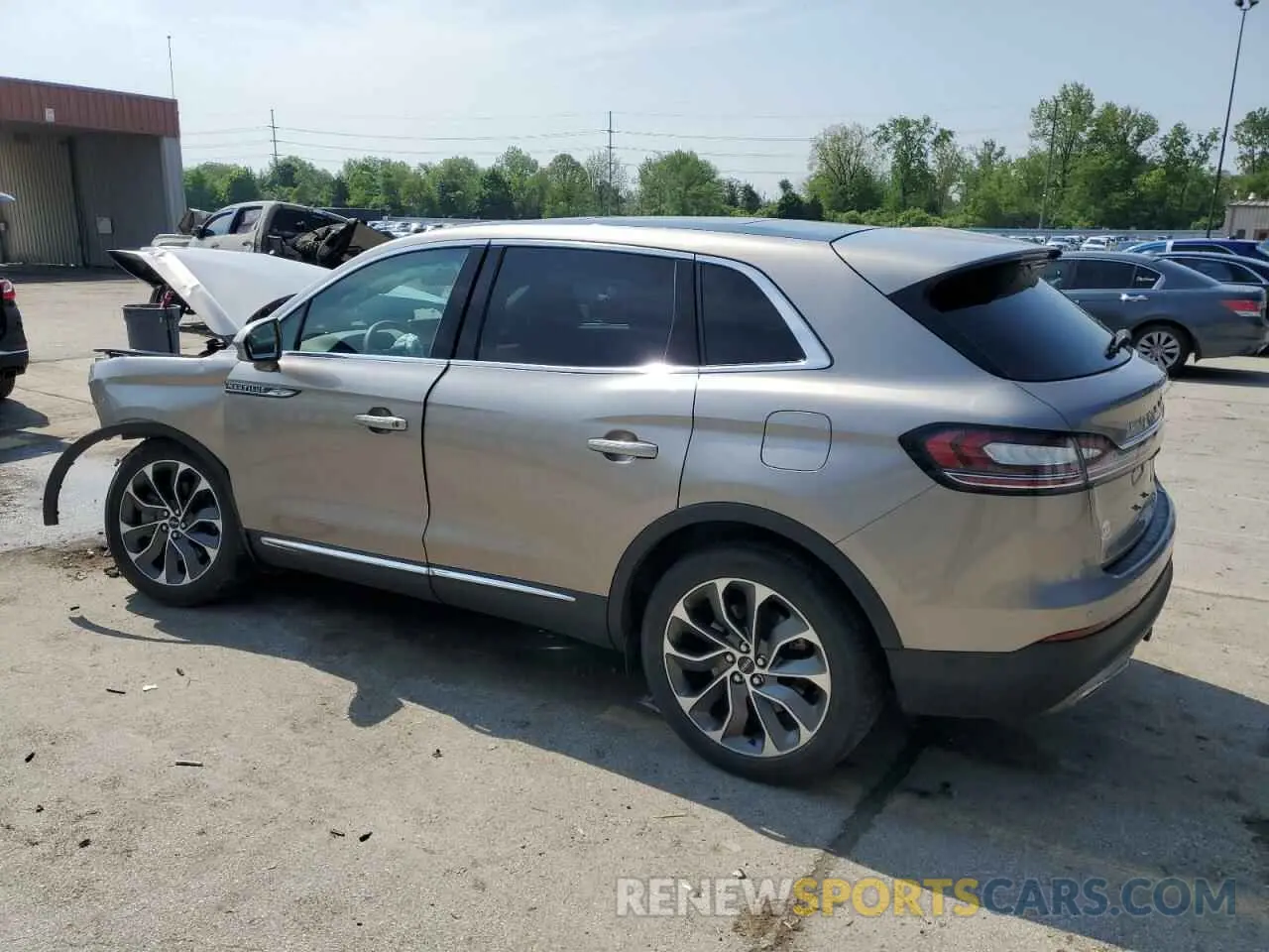 2 Photograph of a damaged car 2LMPJ8K91MBL00575 LINCOLN NAUTILUS 2021