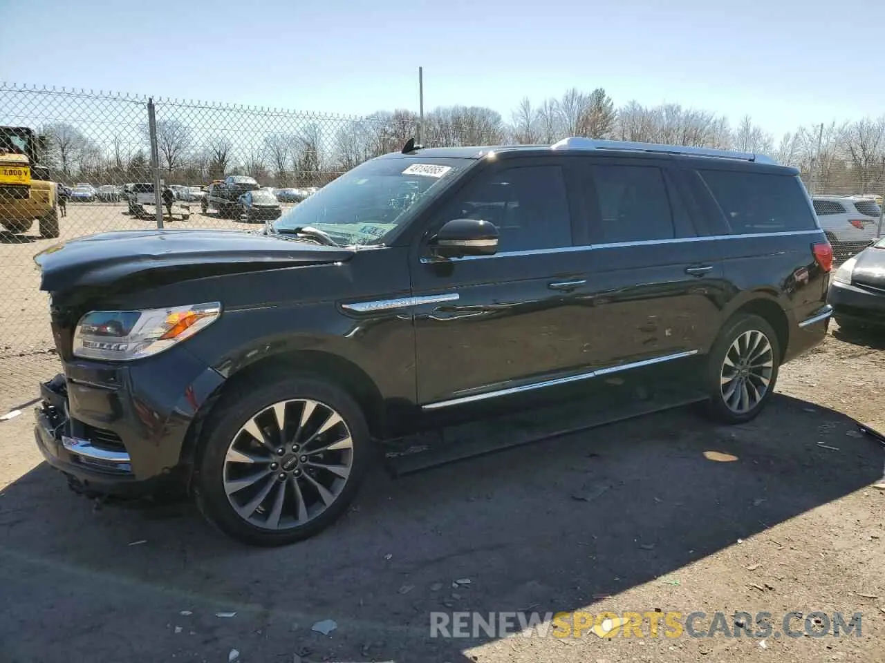 1 Photograph of a damaged car 5LMJJ3LTXLEL01870 LINCOLN NAVIGATOR 2020