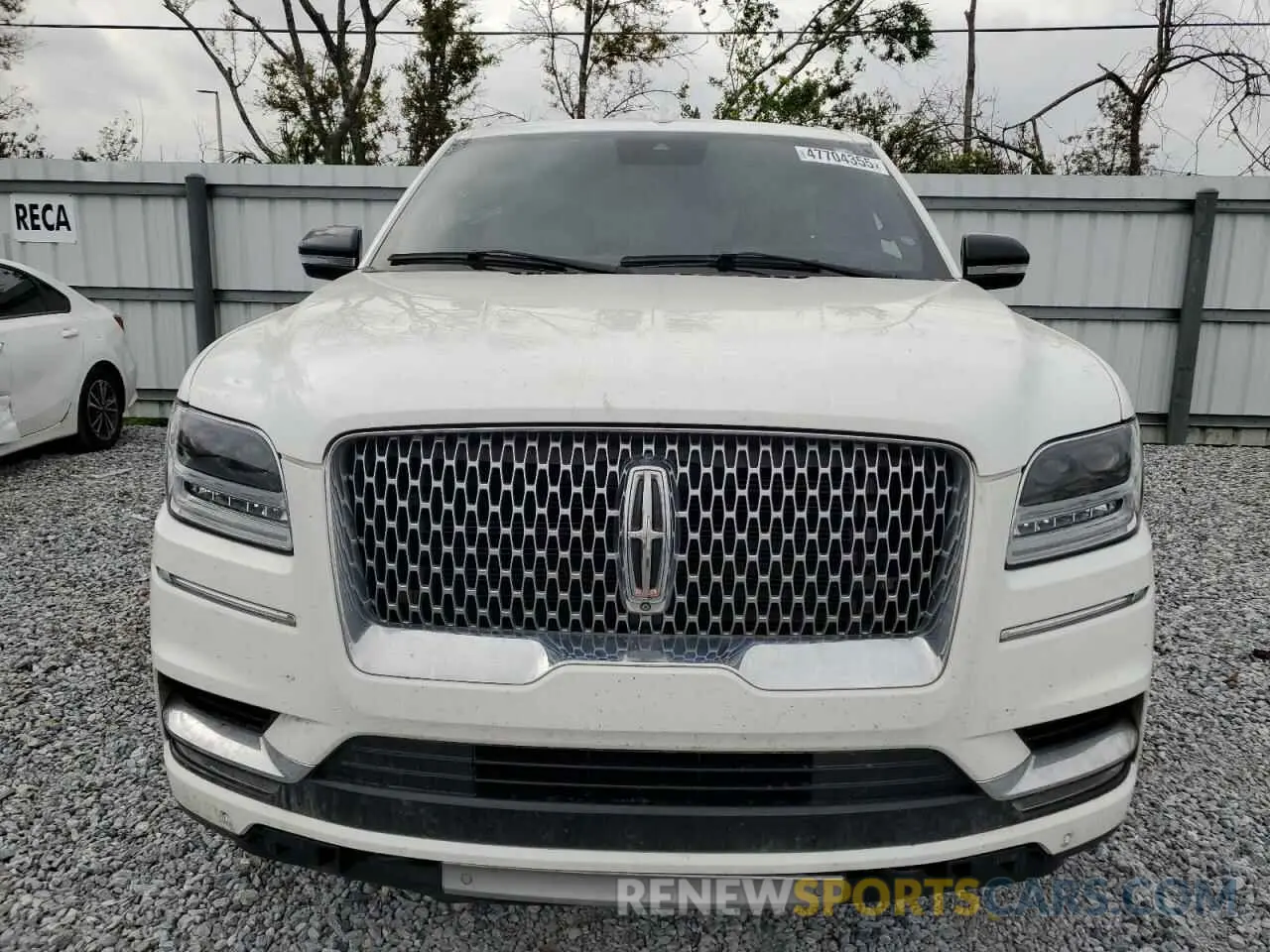 5 Photograph of a damaged car 5LMJJ2LT2MEL07612 LINCOLN NAVIGATOR 2021