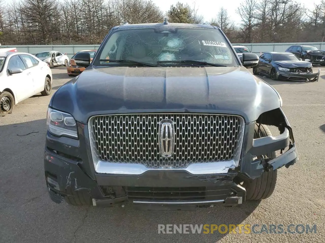 5 Photograph of a damaged car 5LMJJ2LT0NEL01129 LINCOLN NAVIGATOR 2022