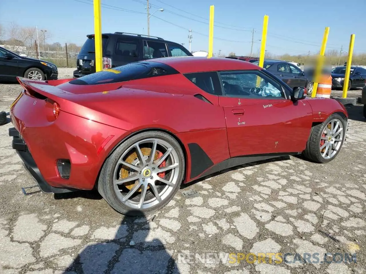 3 Photograph of a damaged car SCCLMDDNXLHA11173 LOTUS ALL MODELS 2020