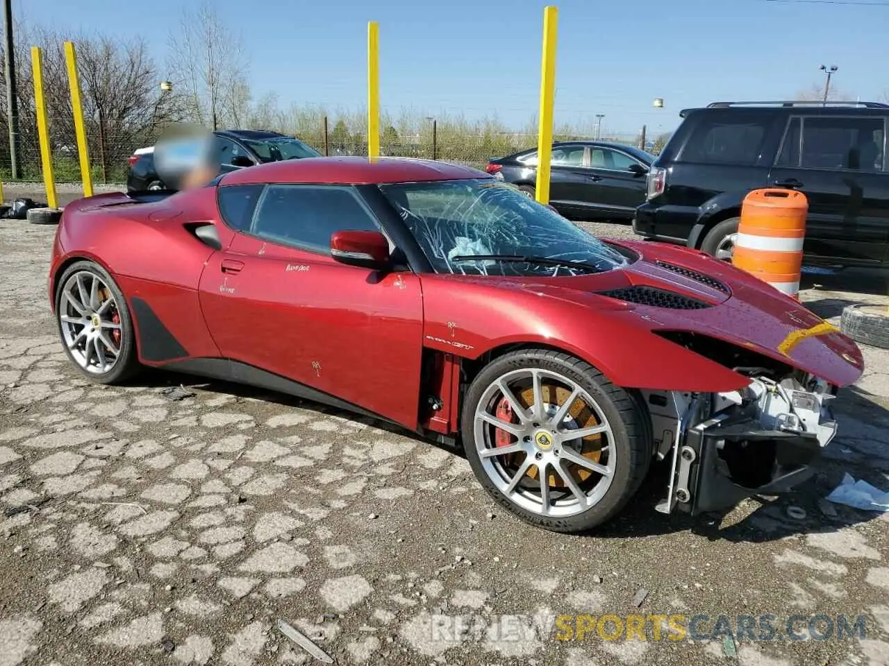 4 Photograph of a damaged car SCCLMDDNXLHA11173 LOTUS ALL MODELS 2020