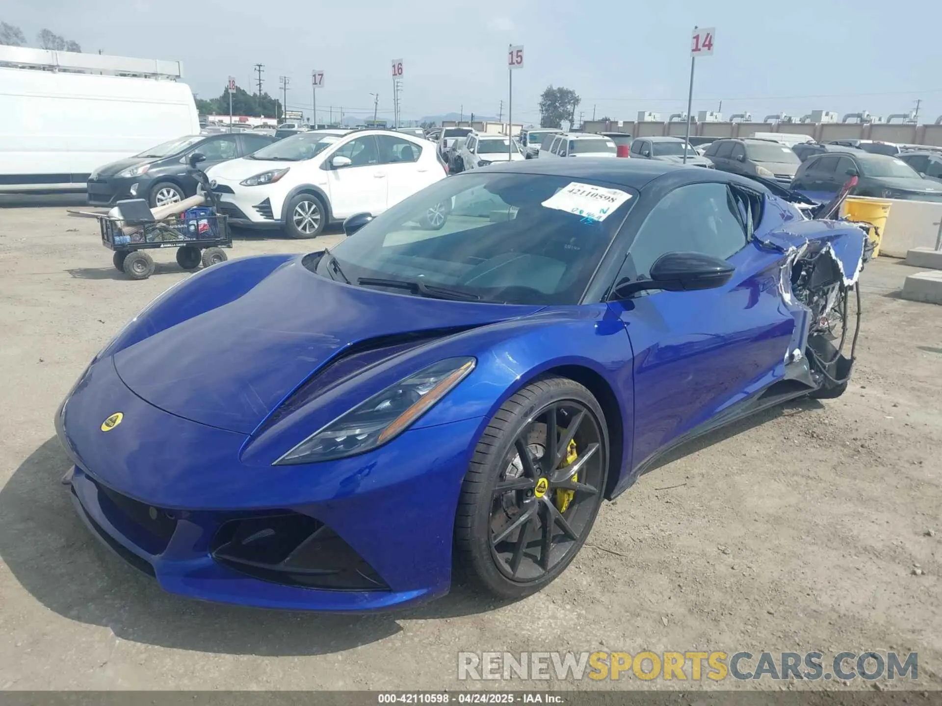 2 Photograph of a damaged car SCCLEKMX7RHB45196 LOTUS EMIRA 2024