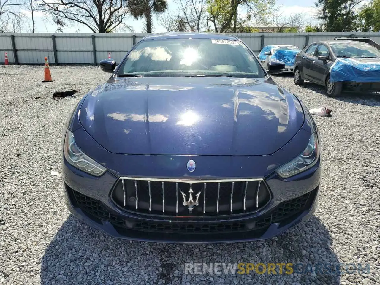 5 Photograph of a damaged car ZAM57XSA5K1328314 MASERATI ALL MODELS 2019