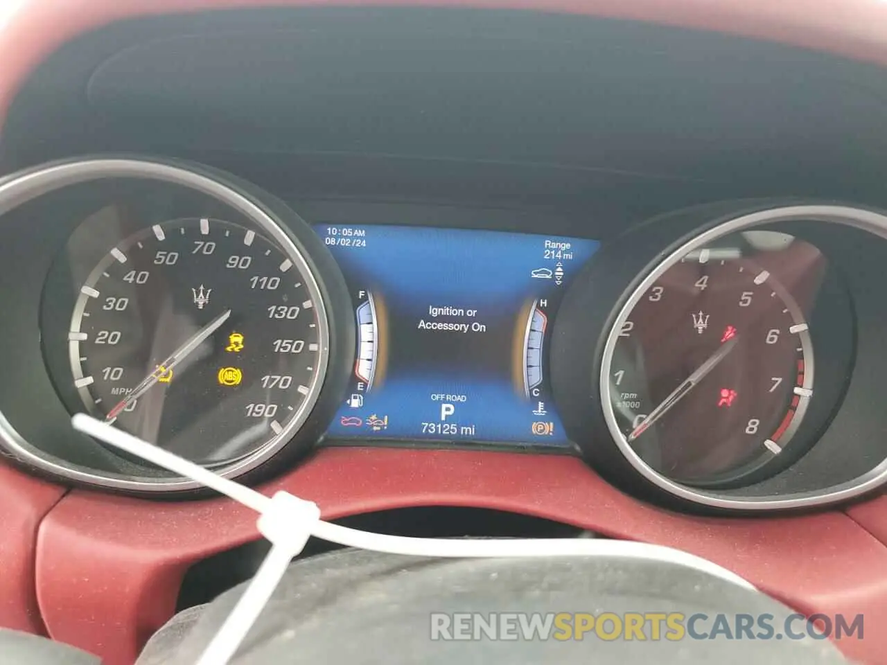 9 Photograph of a damaged car ZN661YUS6KX316657 MASERATI ALL MODELS 2019