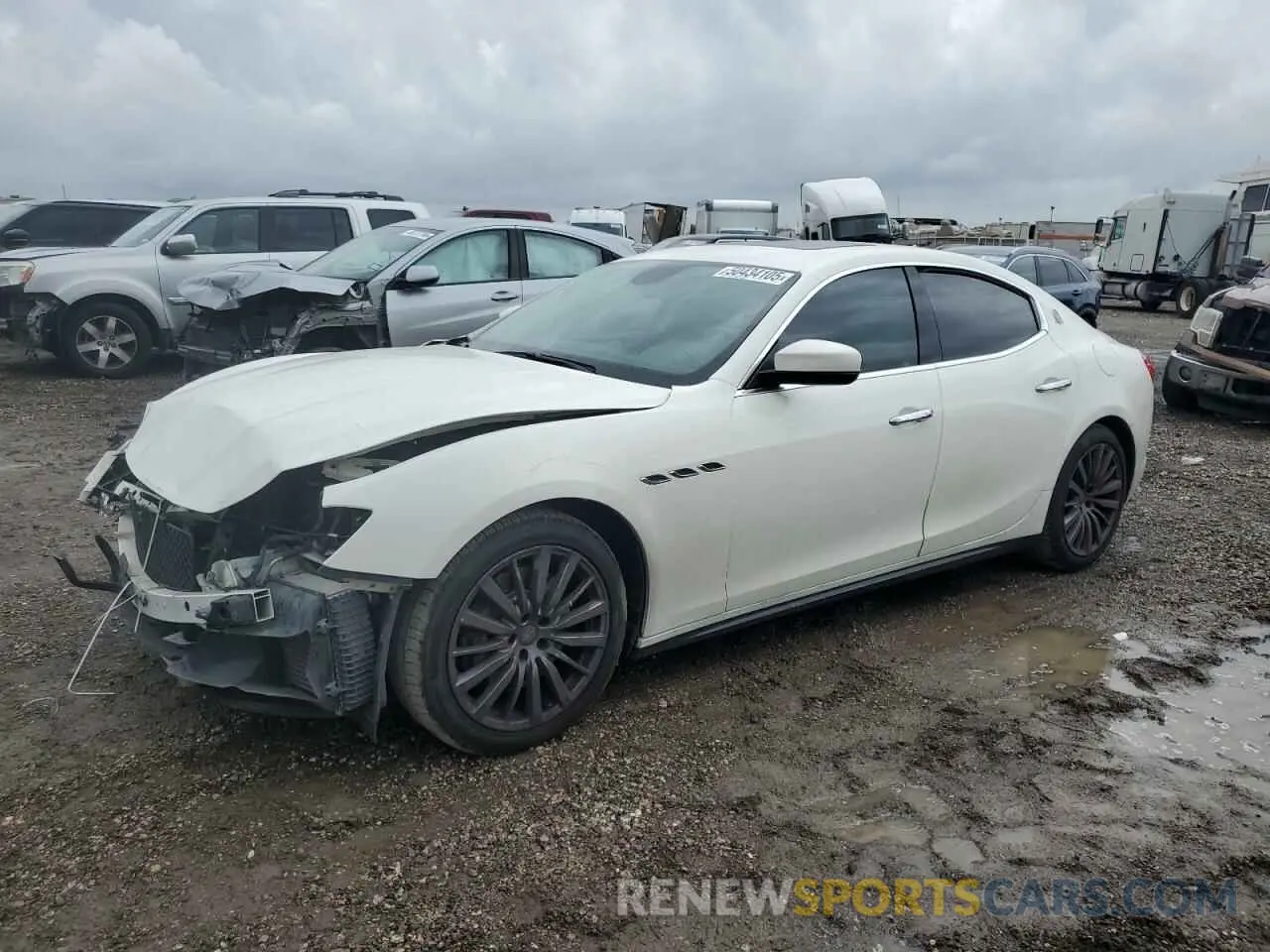 1 Photograph of a damaged car ZAM57YTAXL1345101 MASERATI ALL MODELS 2020