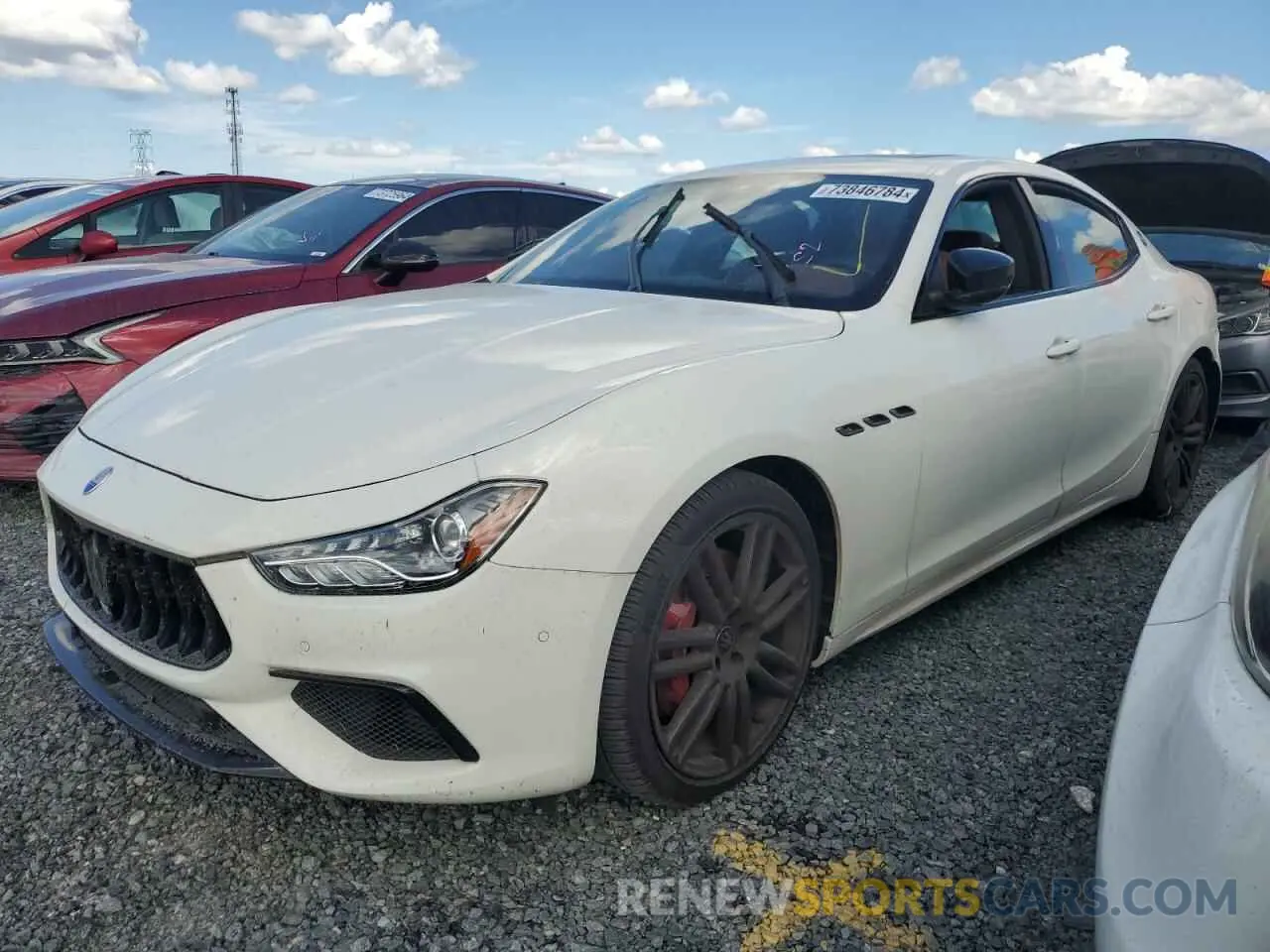 1 Photograph of a damaged car ZAM57YSA6M1378227 MASERATI ALL MODELS 2021